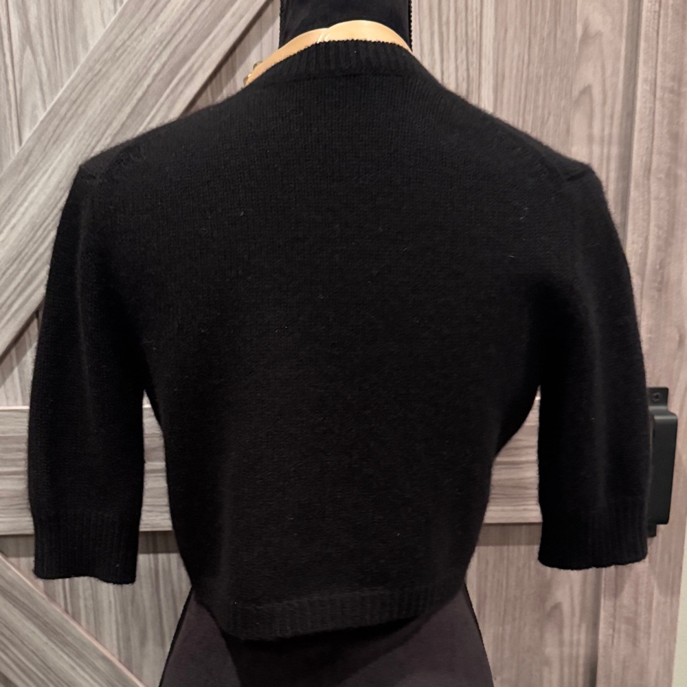 $500 Neiman Marcus 100% Cashmere Luxurious Open Front Shrug - Picture 7 of 9